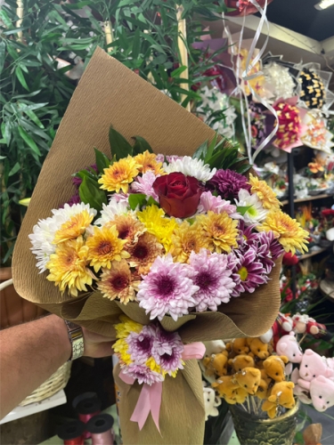 Karışık Krizantem Buketi